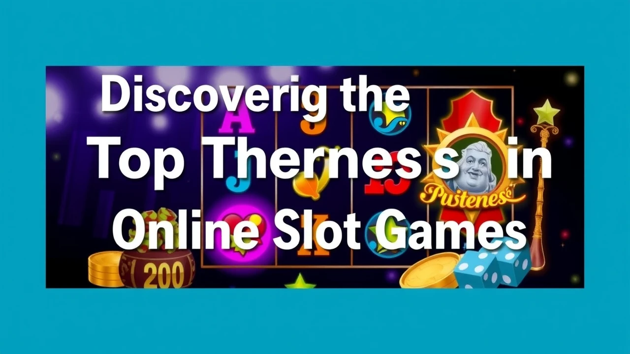 Discovering the Top Themes in Online Slot Games